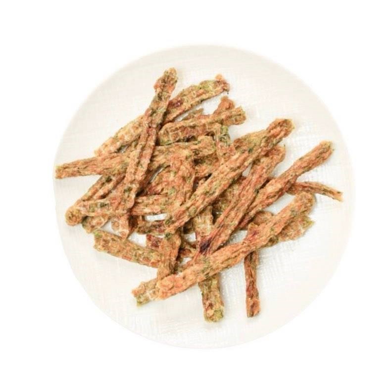 野莓海藻脆雞【寵物手工零食】
