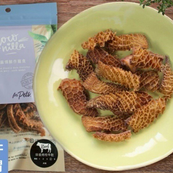 蜂蜜肉桂牛肚【寵物手工零食】
