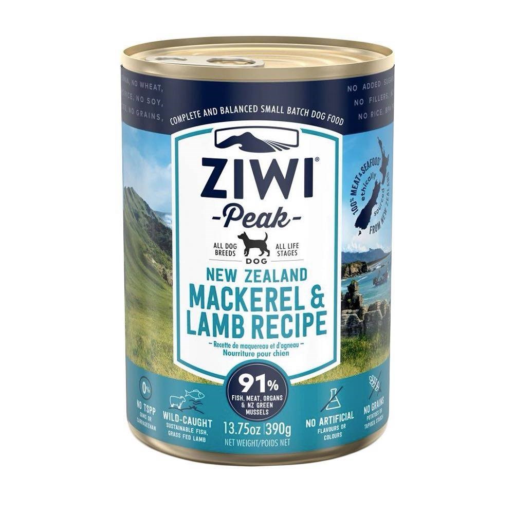 ZIWI巔峰 鯖魚羊肉 經典鮮肉狗主食罐 ( 狗罐 | 罐頭 )