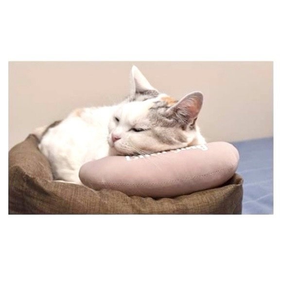 簡約彎月形下巴枕/午安枕