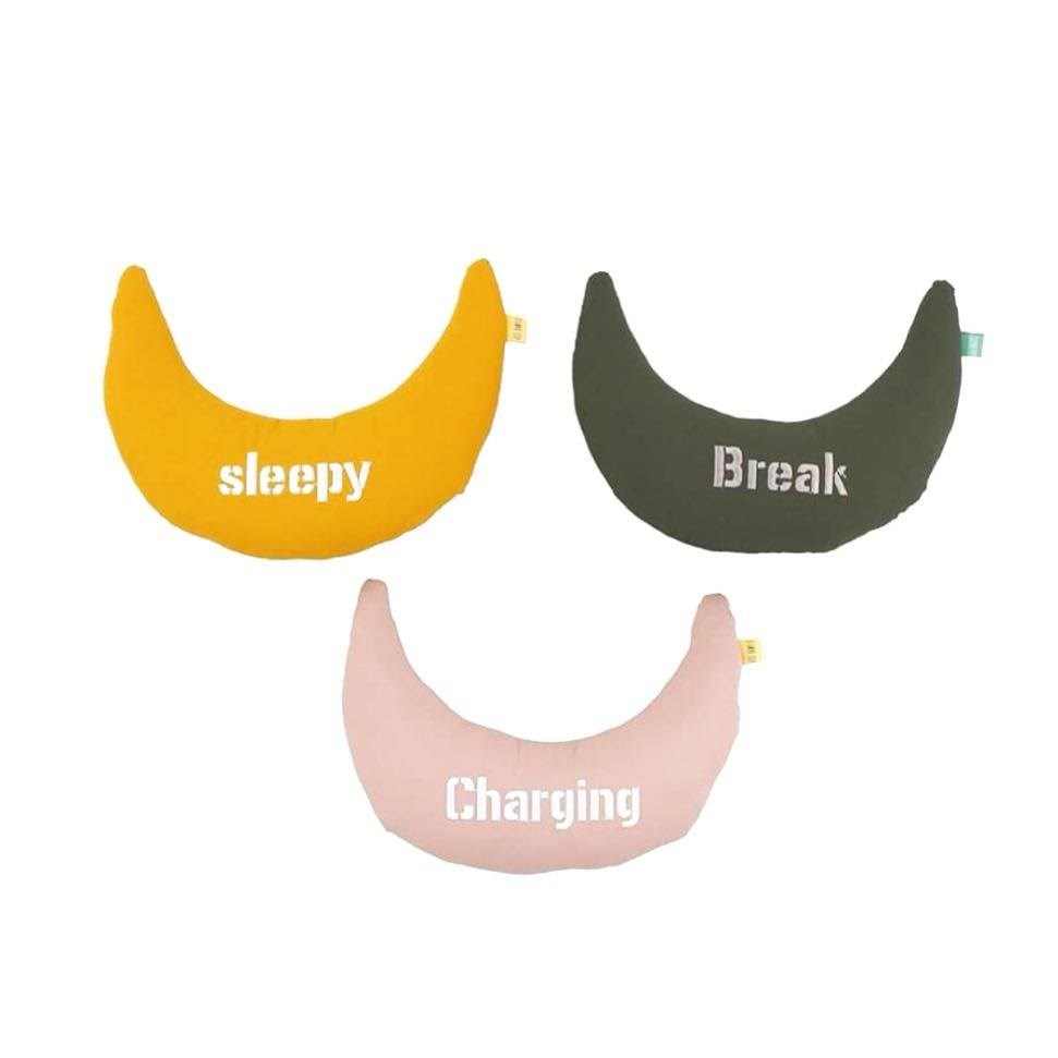 簡約彎月形下巴枕/午安枕