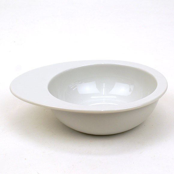 純白水滴型碗 