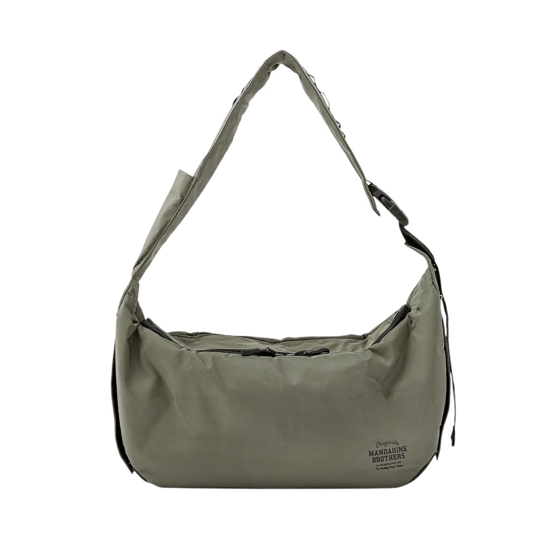 SLEEVE SHOULDER BAG 斜背式口蓋包(灰色)