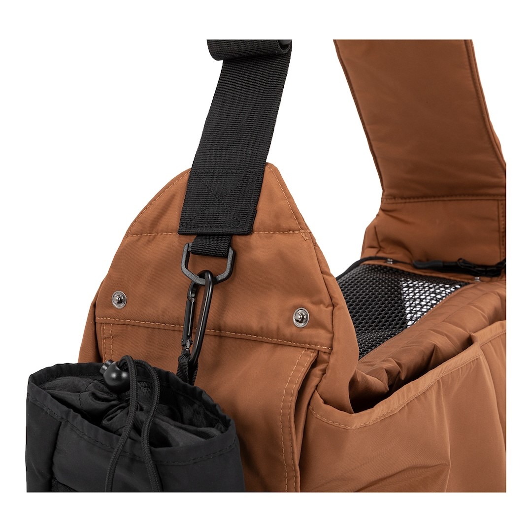 SLEEVE SHOULDER BAG 斜背式口蓋包(黑色)