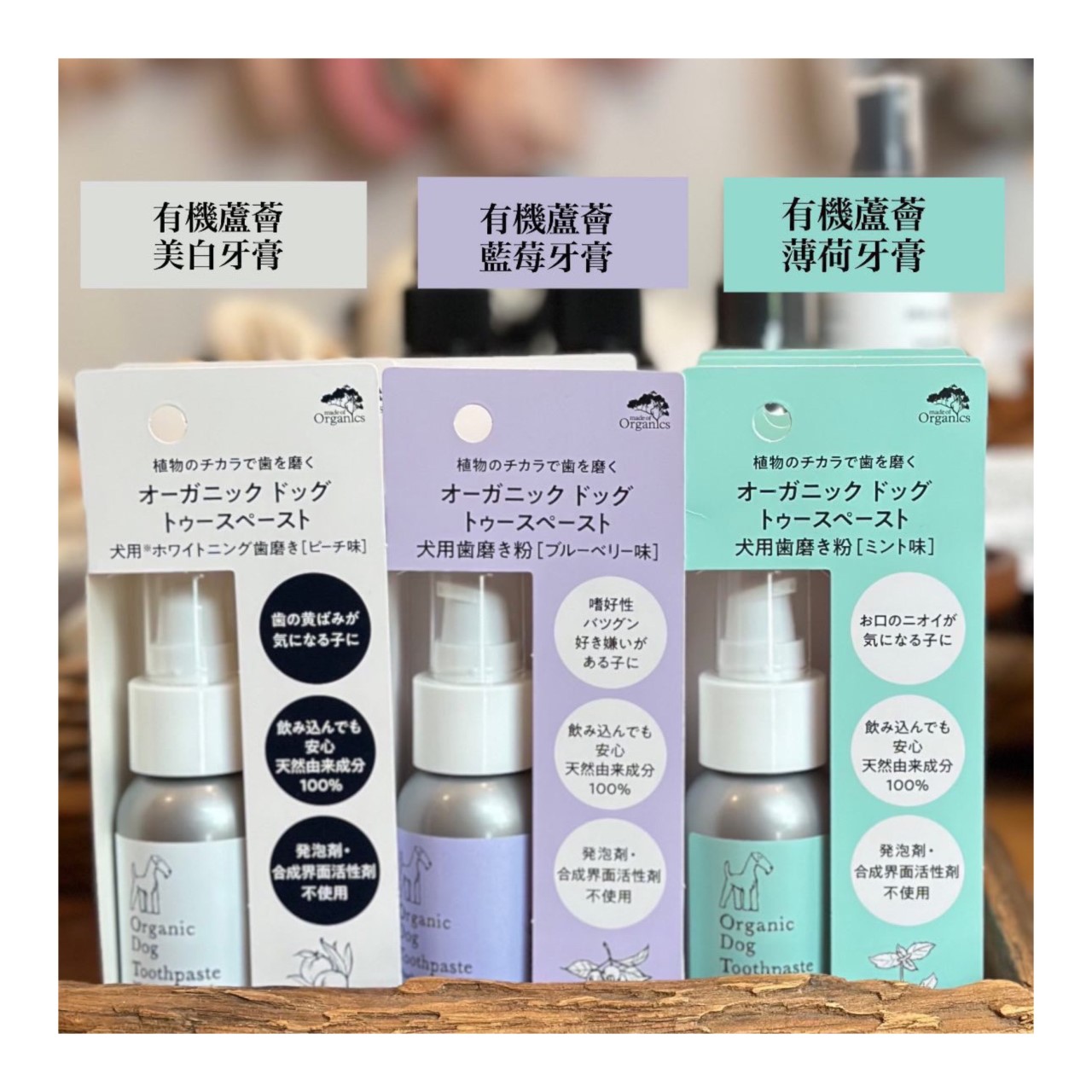 Organics for Dog 有機蘆薈薄荷牙膏75g (犬用)