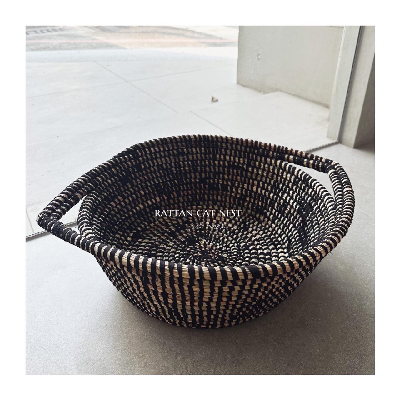 rattan cat nest 藤製貓窩