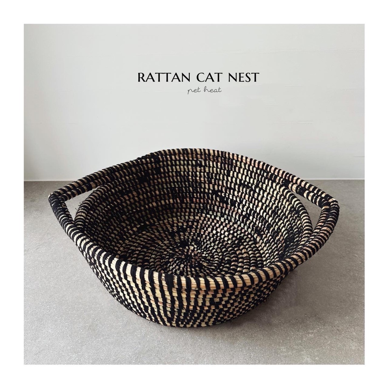 rattan cat nest 藤製貓窩