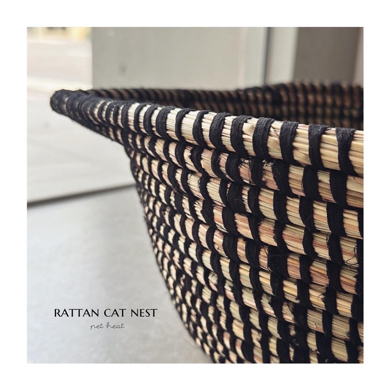 rattan cat nest 藤製貓窩