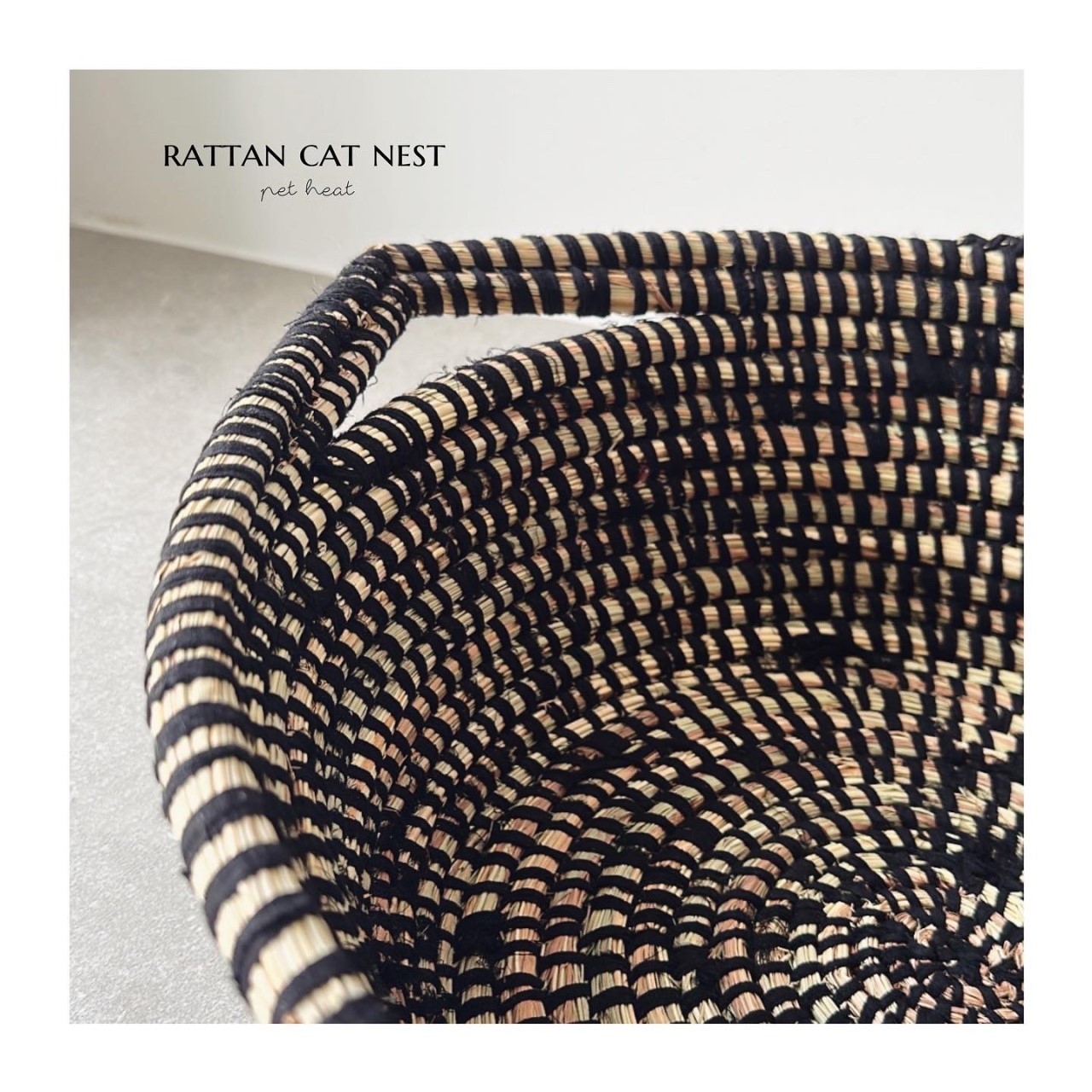 rattan cat nest 藤製貓窩