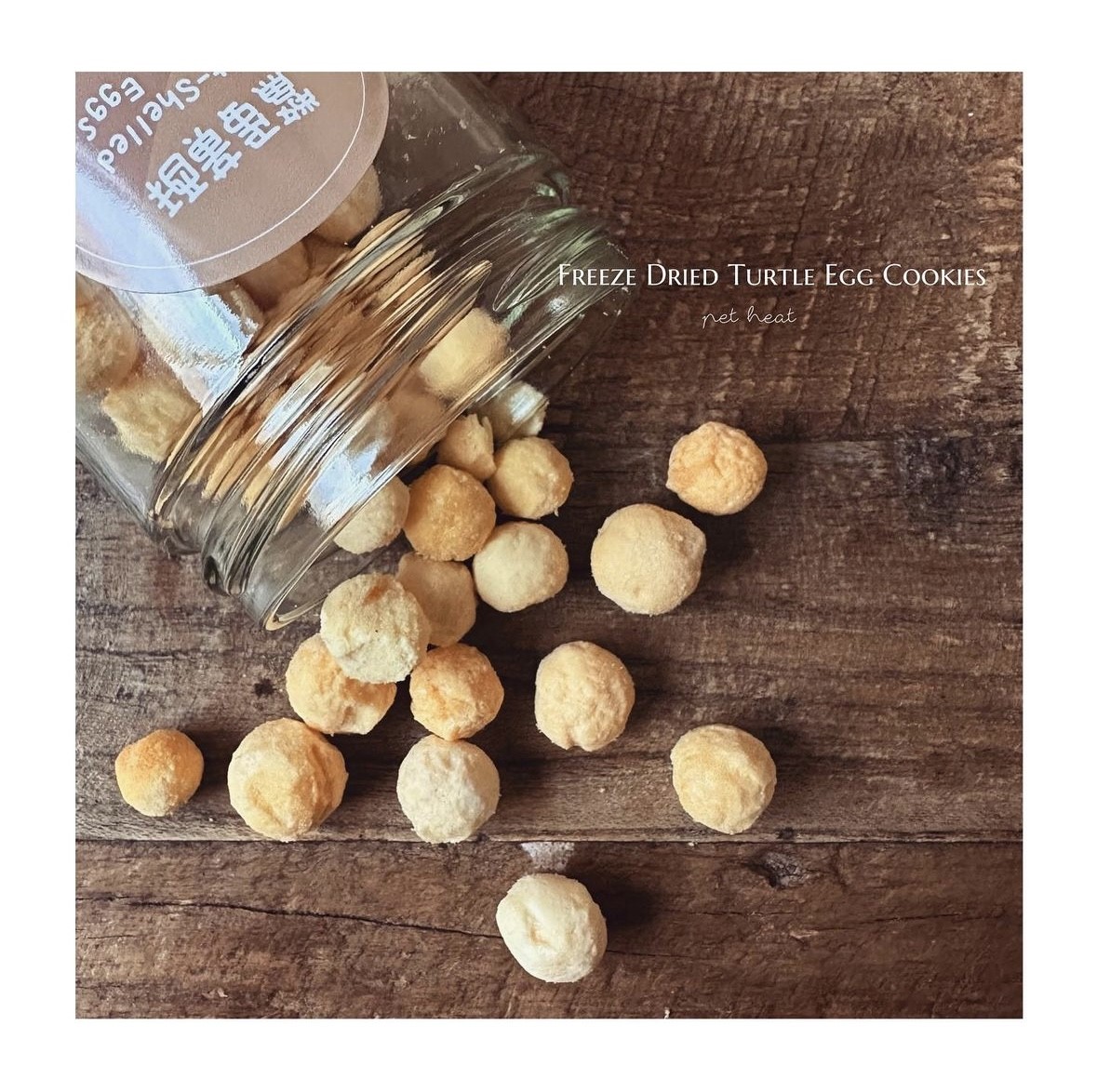Freeze Dried Turtle Egg Cookies |  冷凍乾燥鱉蛋餅乾
