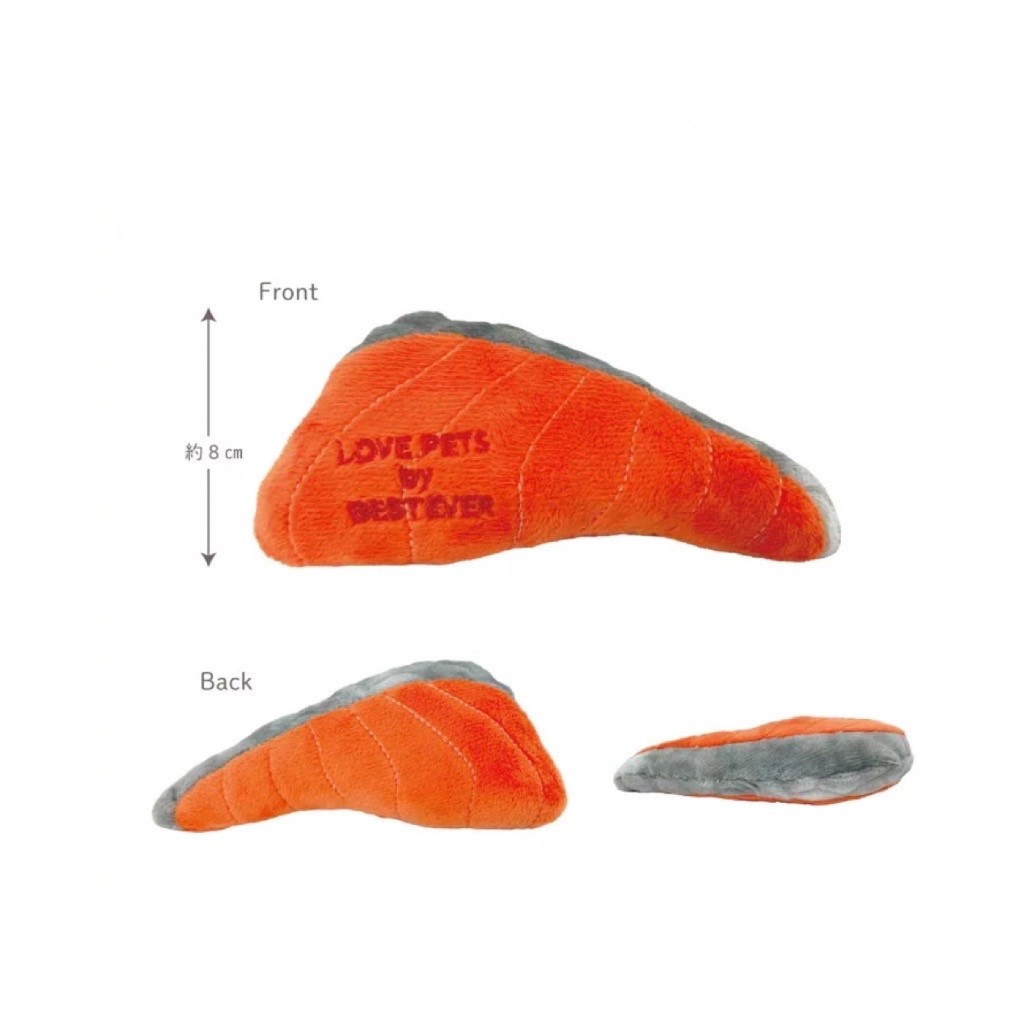 salmon fillet toy ｜紅鮭魚片玩具