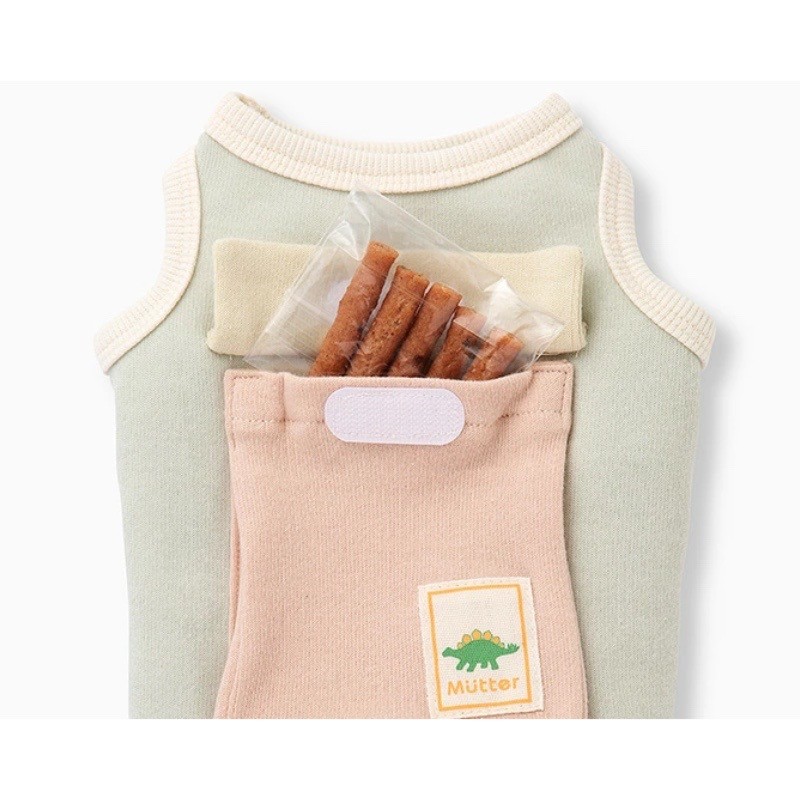 Organic cotton pocket vest | 有機棉口袋背心