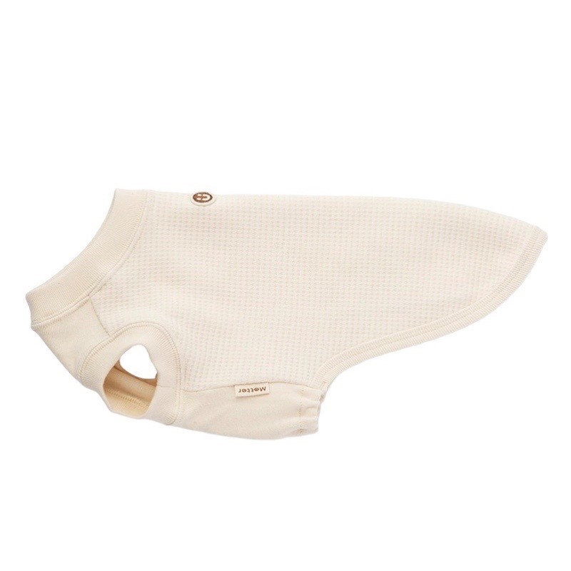 Organic cotton waffle check top ｜有機棉華夫格上衣 