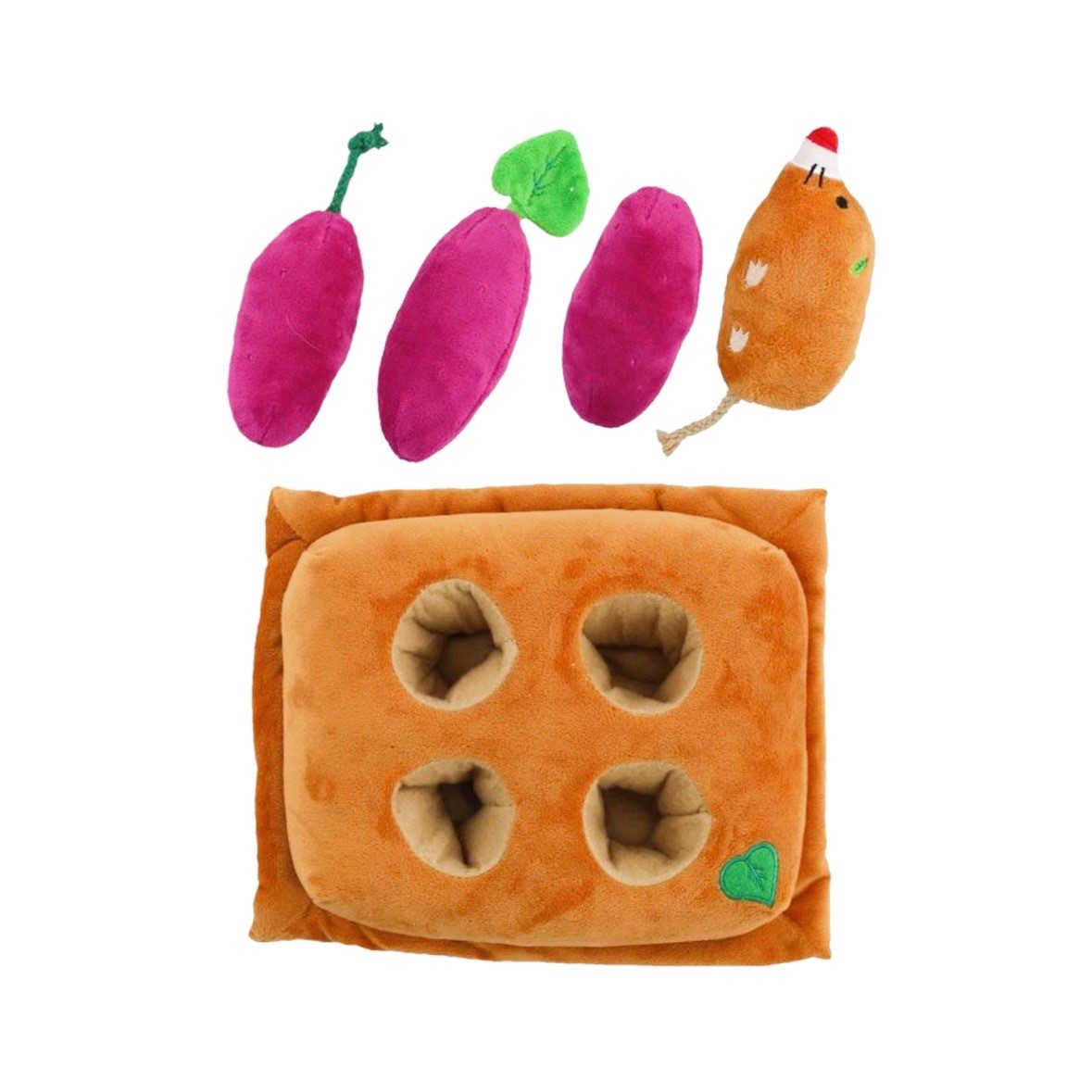 Woodchuck and Sweet Potato Hidden Food Toy ｜鼴鼠與紫薯藏食玩具