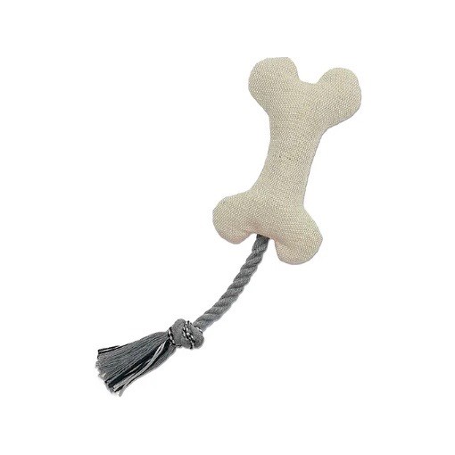 Bone shaped dental cleaning rope toy ｜骨頭造型潔牙繩玩具 黑白色 