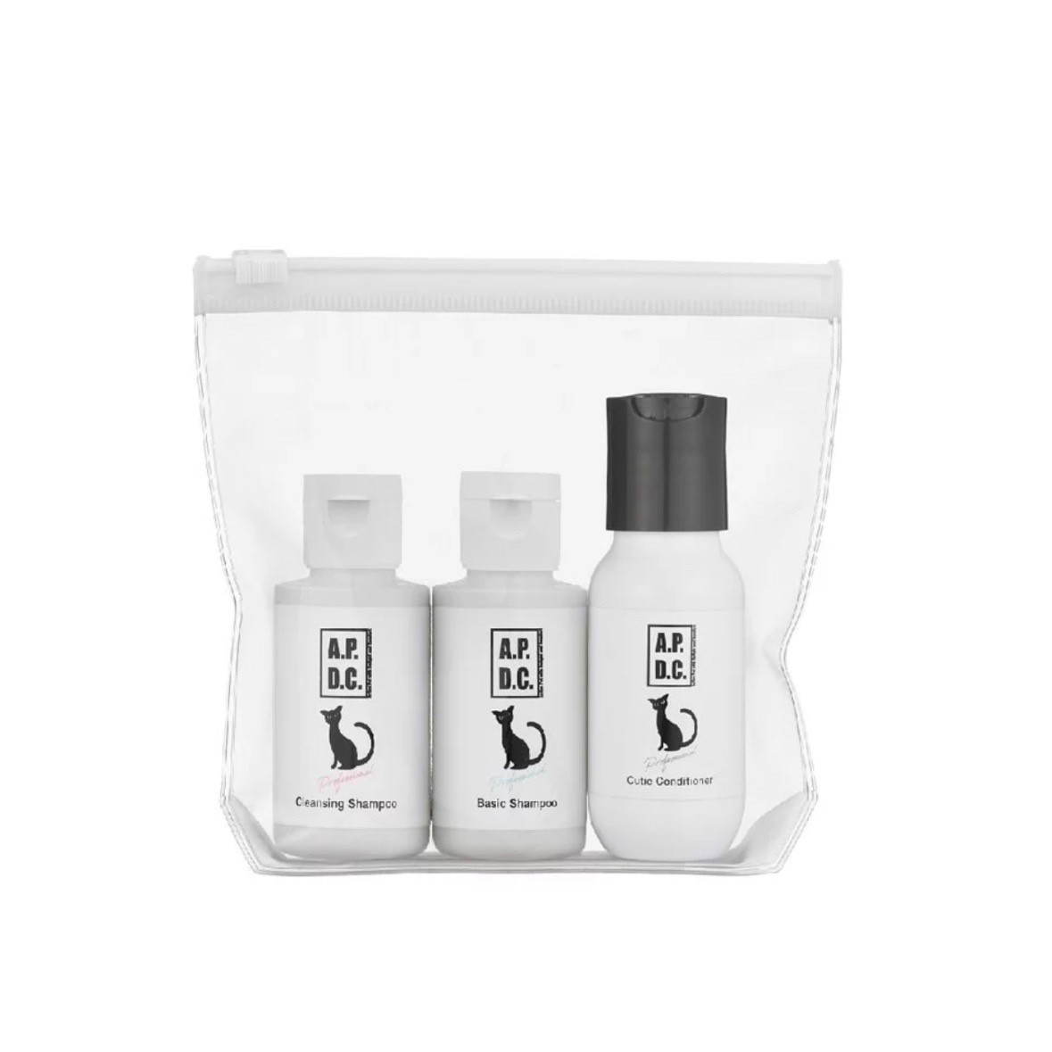 A.P.D.C.沐沐貓深層洗+溫和洗+潤絲組 50ml