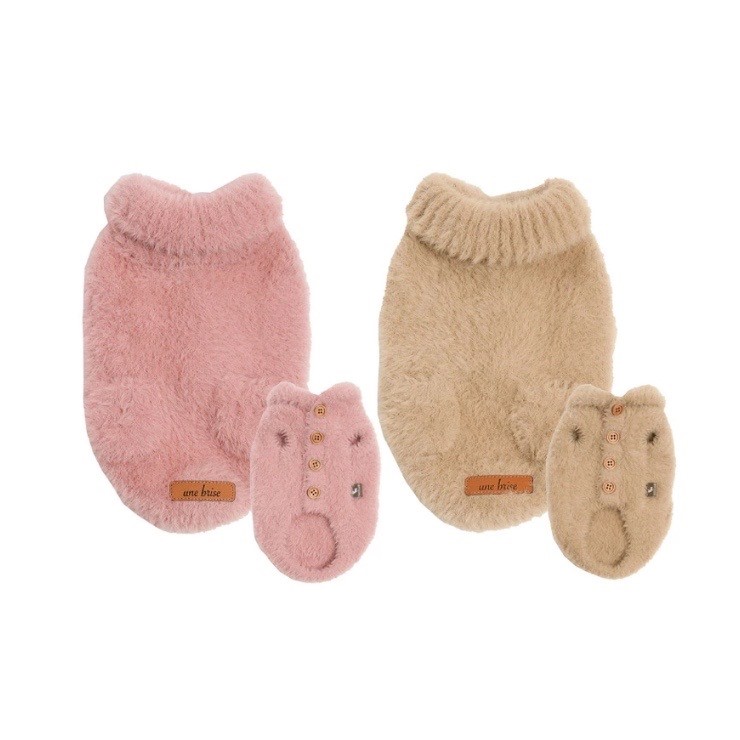 feather real knit  |   超柔軟素面毛衣／駝