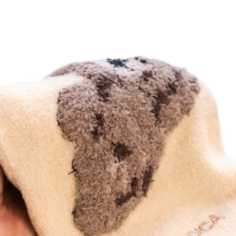 Marshmallow Bear Blanket   ｜  棉花糖熊熊毛毯／黃