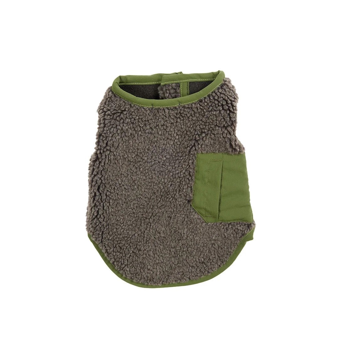 BOA FLEECE VEST |  簡約絨毛背心 ／綠