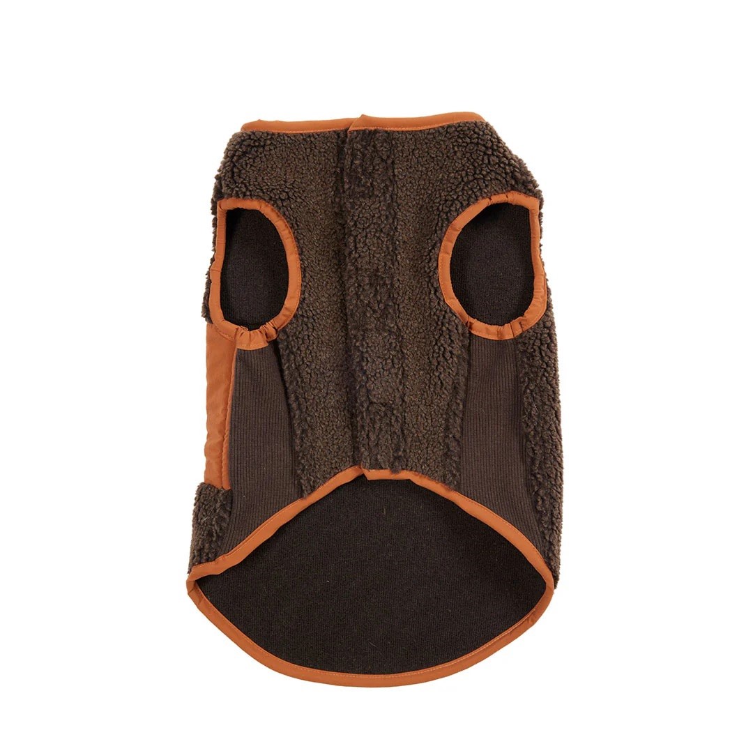 BOA FLEECE VEST |  簡約絨毛背心 ／咖