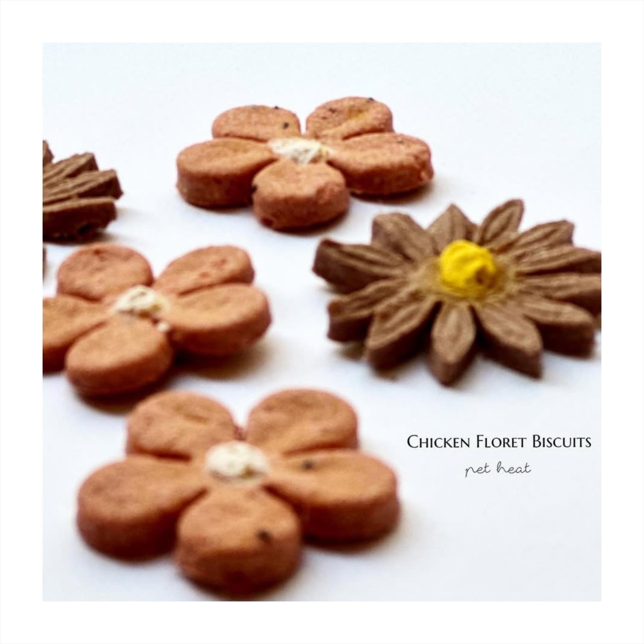 Chicken Floret Biscuits | 雞肉小花餅乾