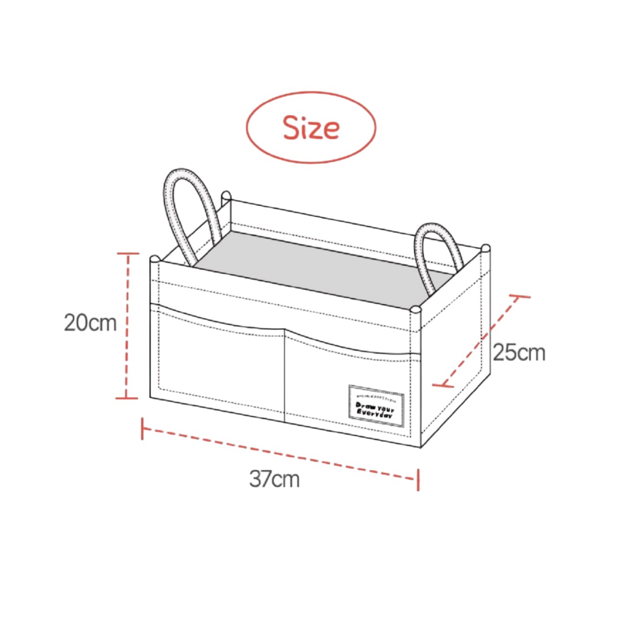 Modern toy storage basket | 摩登玩具收納籃