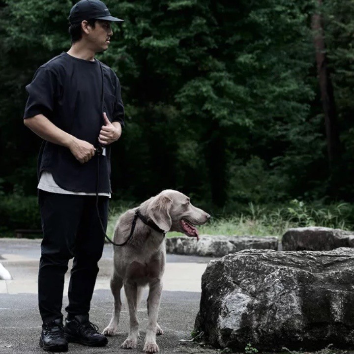 GRIS THE SHOULDER LEASH ALGA | 斜背式牽繩／藻綠