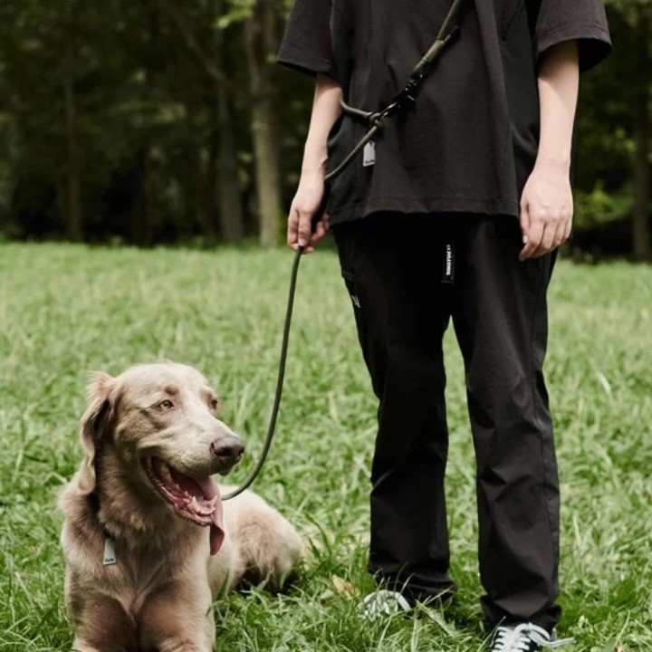 GRIS THE SHOULDER LEASH ALGA | 斜背式牽繩／藻綠