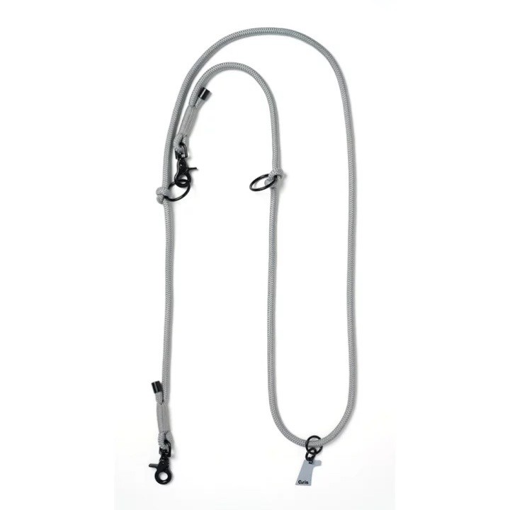 GRIS THE SHOULDER LEASH LIMESTONE  | 斜背式牽繩／灰