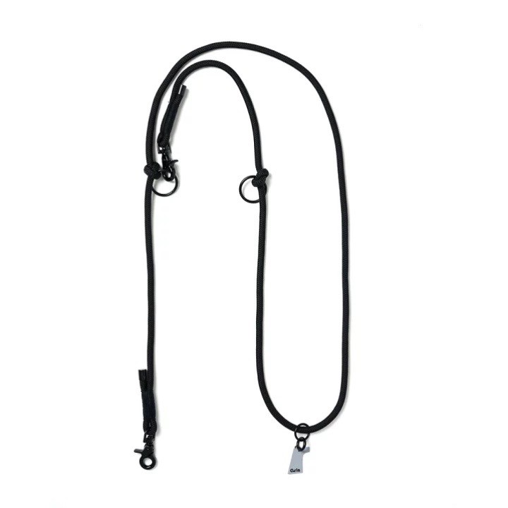 GRIS THE SHOULDER LEASH PEAT BLACK| 斜背式牽繩／黑