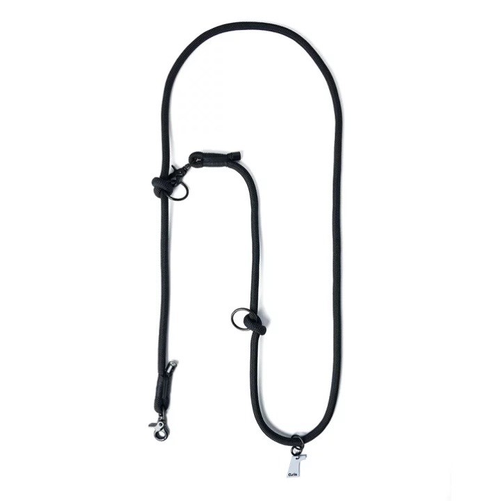 GRIS THE SHOULDER LEASH PEAT BLACK| 斜背式牽繩／黑