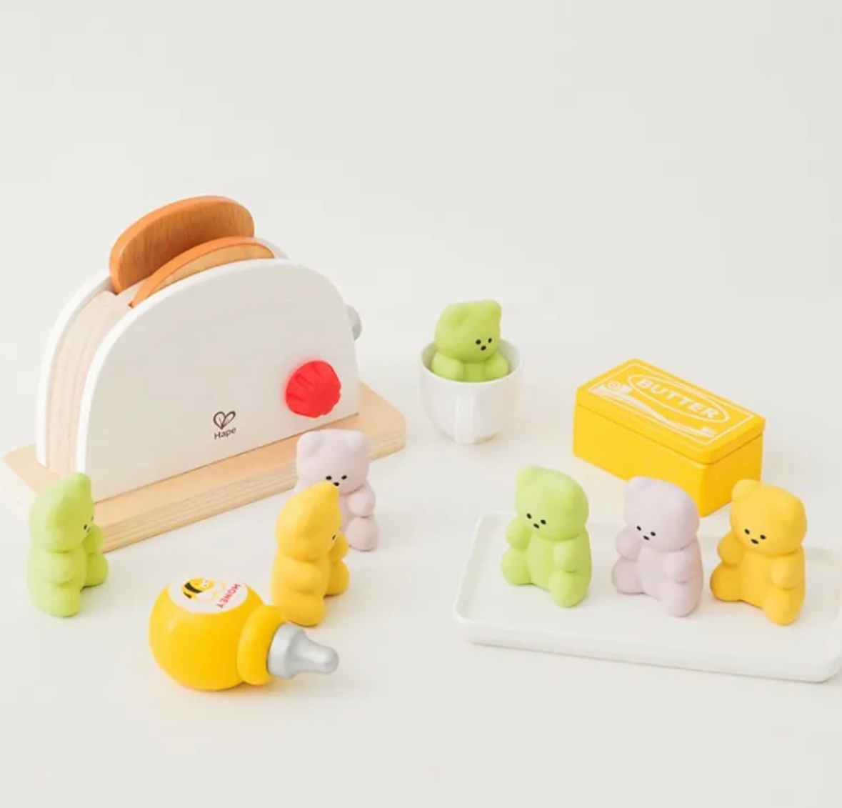 BITE ME QQ小熊(3入組)｜乳膠玩具
