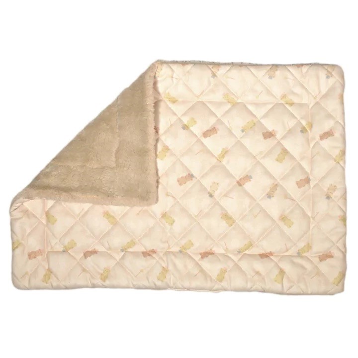 plain double sided blanket ｜素面雙面毛毯／小熊