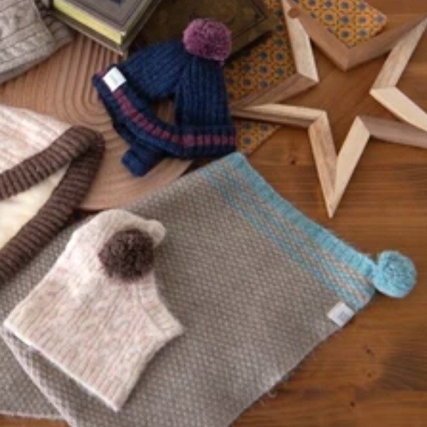Wool ball knitted blanket ｜毛球針織毛毯