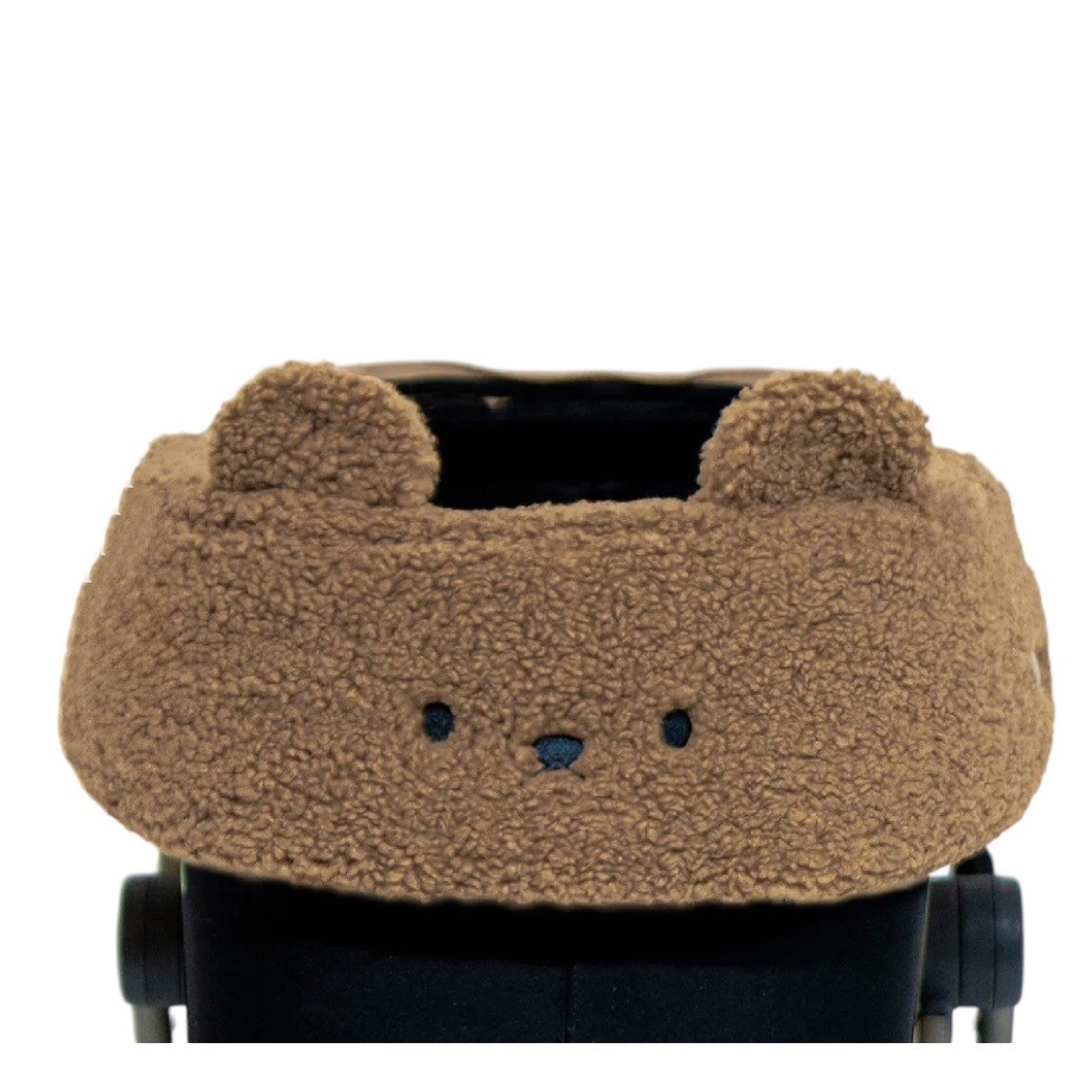 HarrysPet推車護套-毛絨熊造型 深咖 