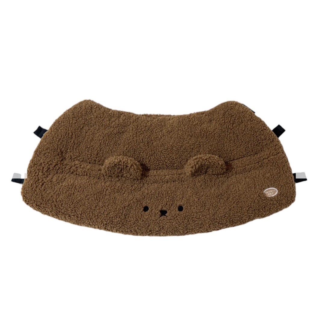 HarrysPet推車護套-毛絨熊造型 深咖 