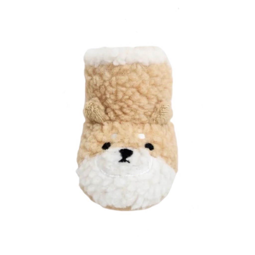 毛毛雪靴藏食玩具｜柴犬