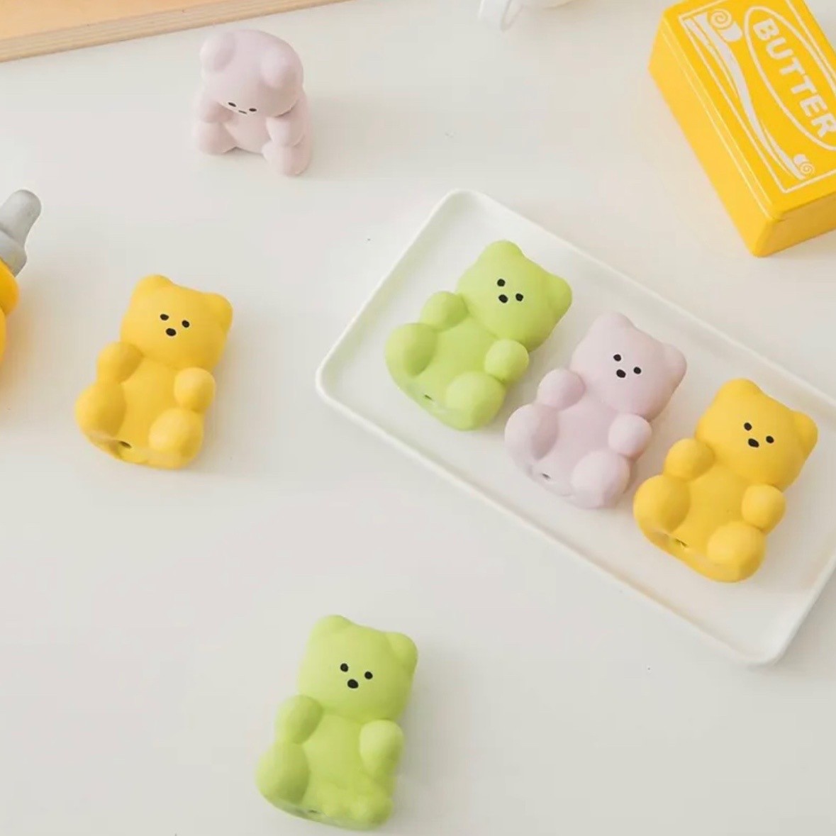 BITE ME QQ小熊(3入組)｜乳膠玩具
