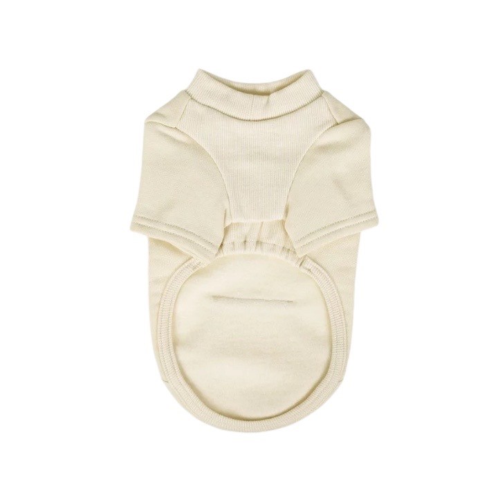 Organic cotton brushed letter top ｜有機棉刷毛字母上衣