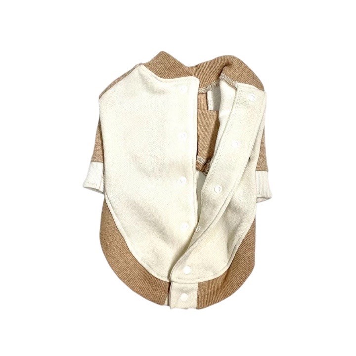Organic cotton brushed letter coat ｜有機棉刷毛字母外套