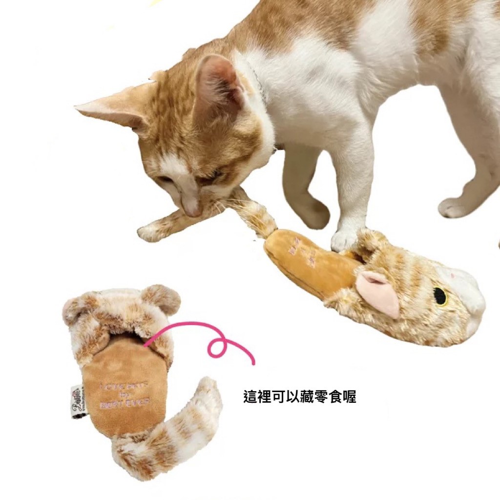 貓咪拖鞋玩具 