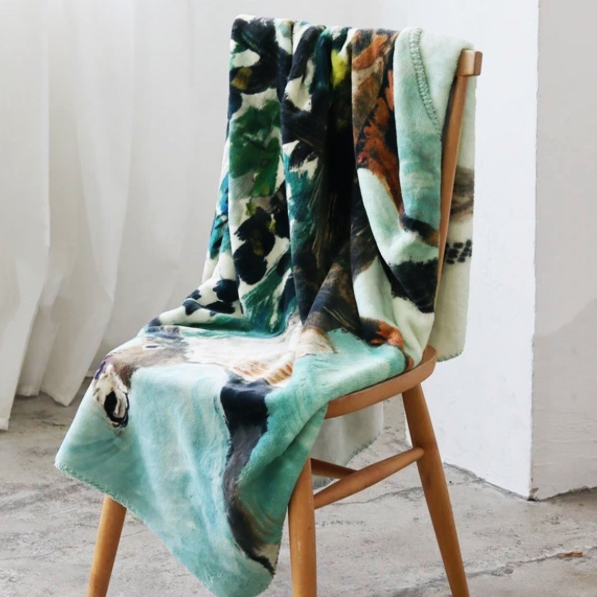 Flannel fleece  blanket reindeer｜法蘭絨馴鹿羊毛毯