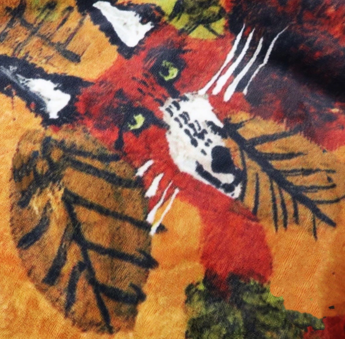 Flannel fleece  blanket fox｜法蘭絨狐狸羊毛毯 