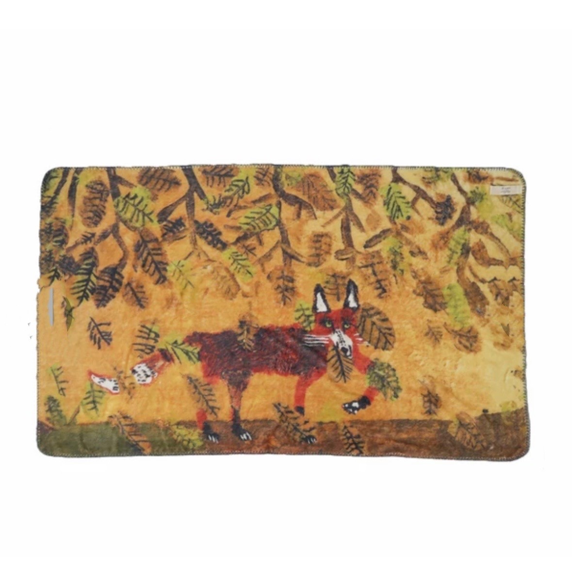 Flannel fleece  blanket fox｜法蘭絨狐狸羊毛毯 