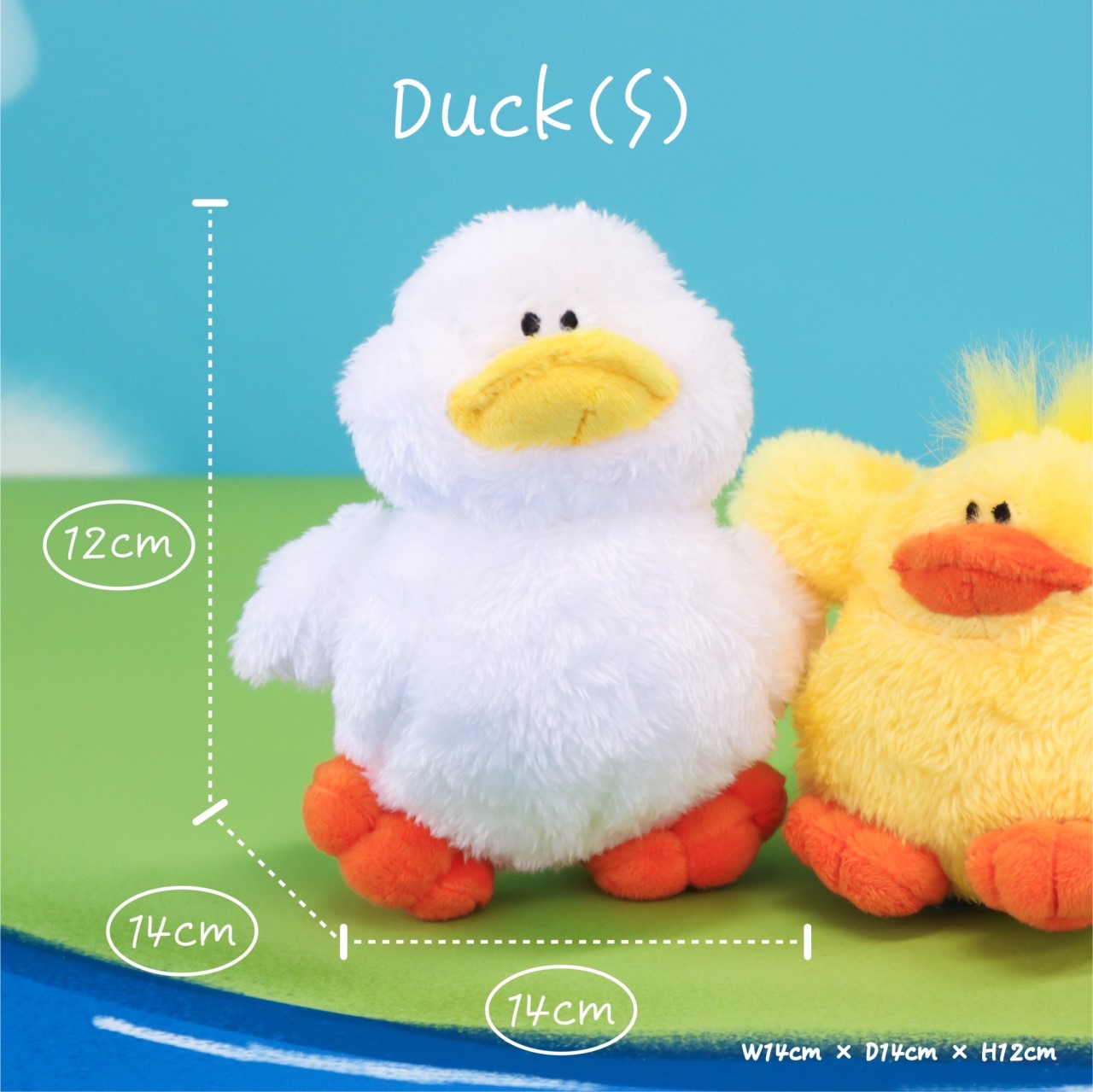 Cute best friends chicken and duck ｜可愛的雞與鴨好朋友玩具