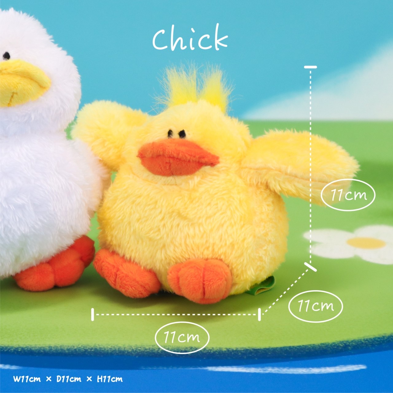 Cute best friends chicken and duck ｜可愛的雞與鴨好朋友玩具