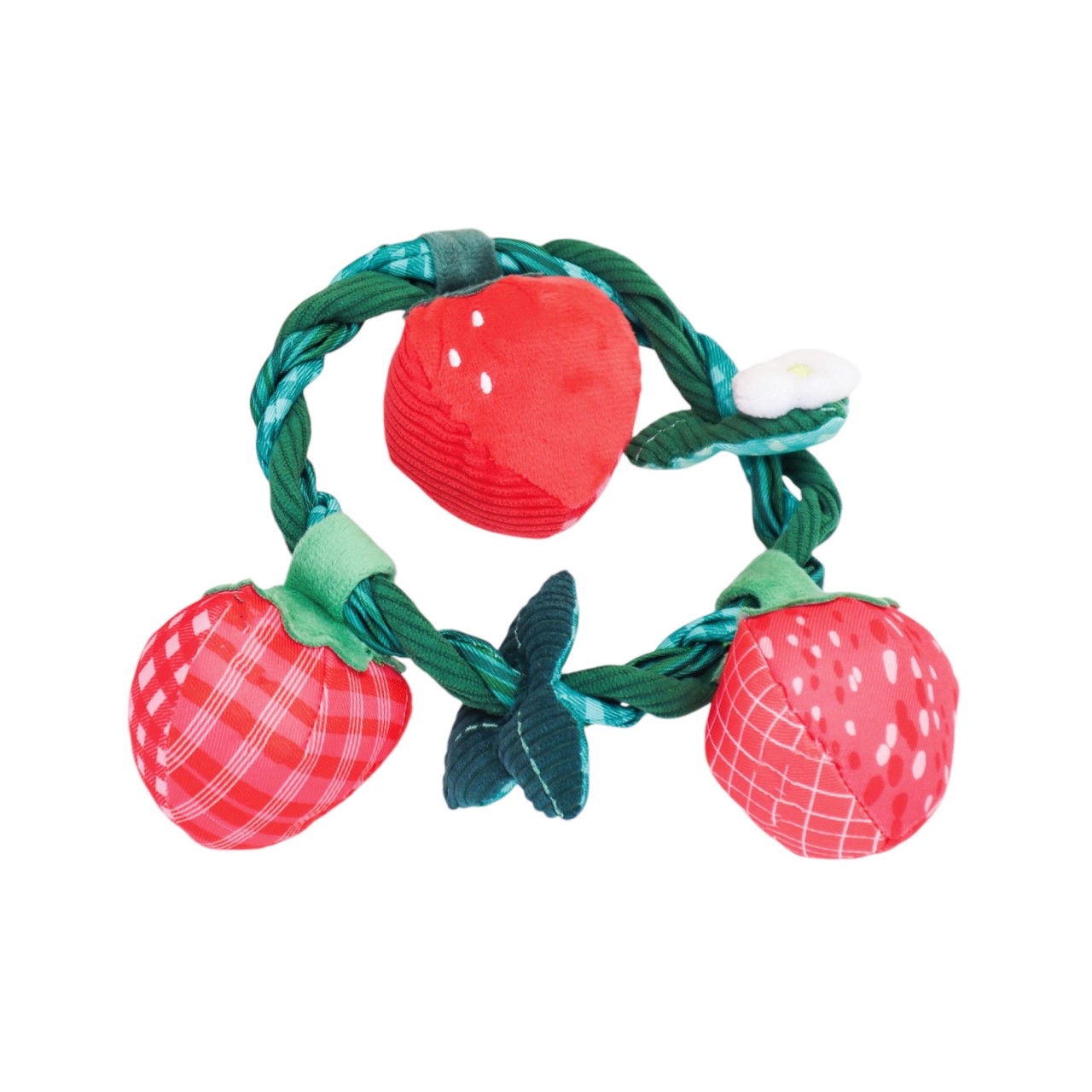 Strawberry wreath in strawberry field ｜草莓園裡的草莓圈玩具