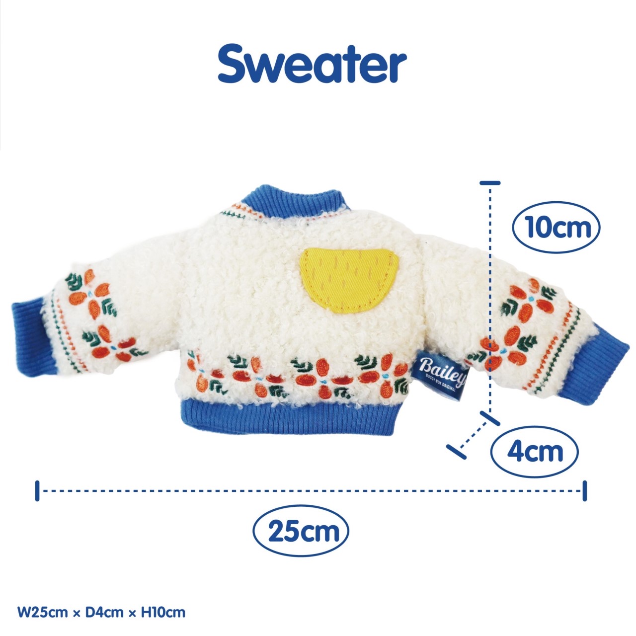 embroidered sweater toy ｜刺繡毛衣玩具