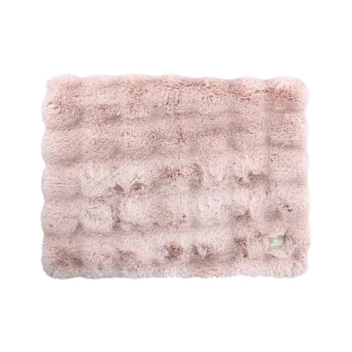 Anti-slip fur blanket  ｜防滑類皮草毛毯 粉