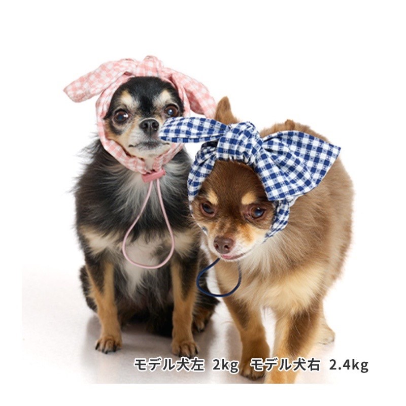 Checkered headband ｜格紋髮帶